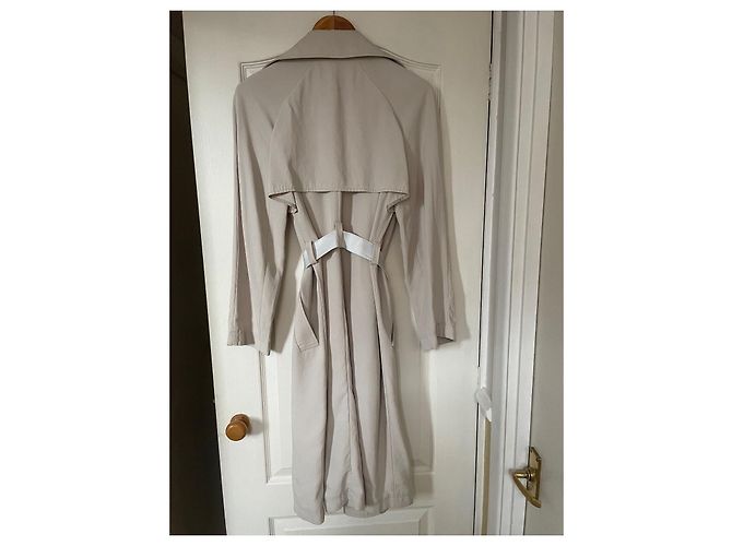 Gabardina Tara Jarmon Beige de Triacetato - vista 9