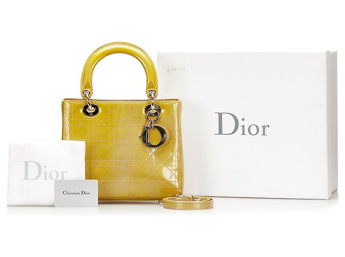 Dior Giallo Cannage Lady Dior - vista 10