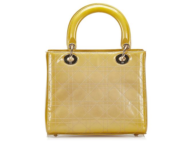 Dior Giallo Cannage Lady Dior - vista 3