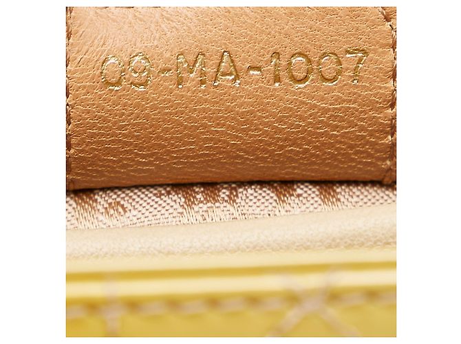 Dior Giallo Cannage Lady Dior - vista 7