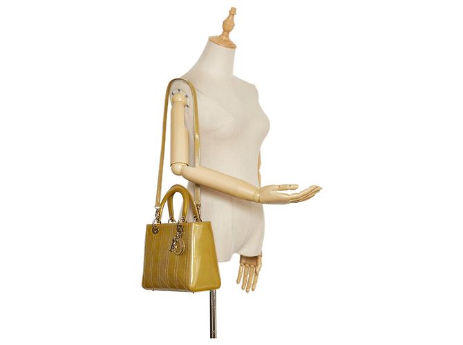 Dior Giallo Cannage Lady Dior - vista 9