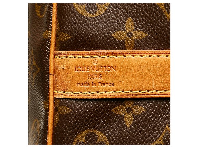 Louis Vuitton Brown Monogram Keepall Bandouliere 50 Castaño - vista 6