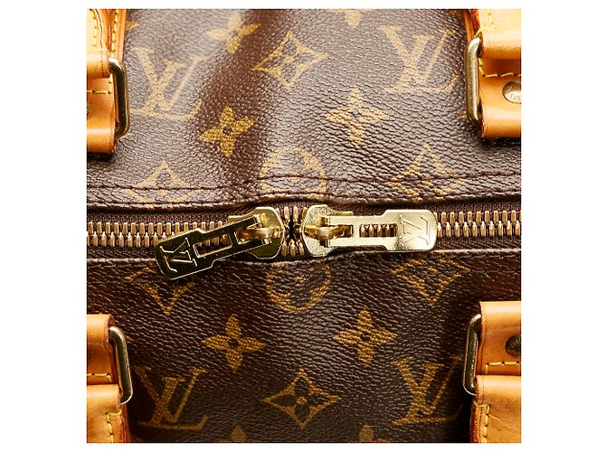 Louis Vuitton Brown Monogram Keepall Bandouliere 50 Castaño - vista 8