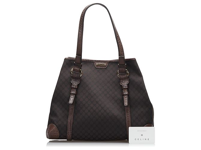 Céline Celine schwarze Makadam-Tasche - Ansicht 10