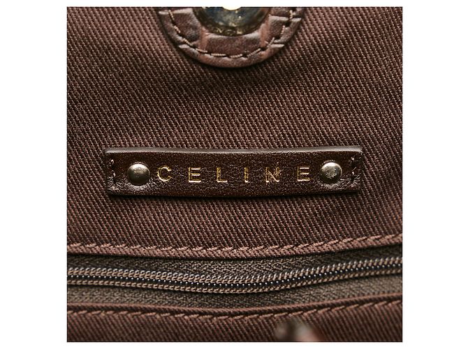 Céline Celine schwarze Makadam-Tasche - Ansicht 6