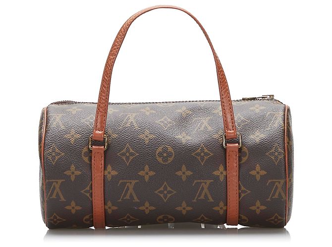 Louis Vuitton Brown Monogram Papillon 26 Marrone - vista 3