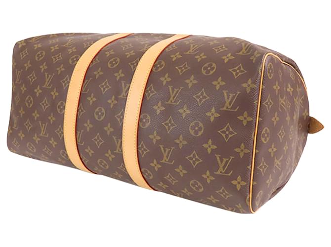 Louis Vuitton Brown Monogram Keepall 45 Marrone - vista 3