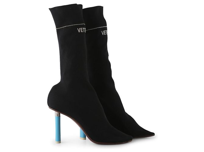 Vêtements Vetements Blue Lighter Heel Sock Boots - view 2