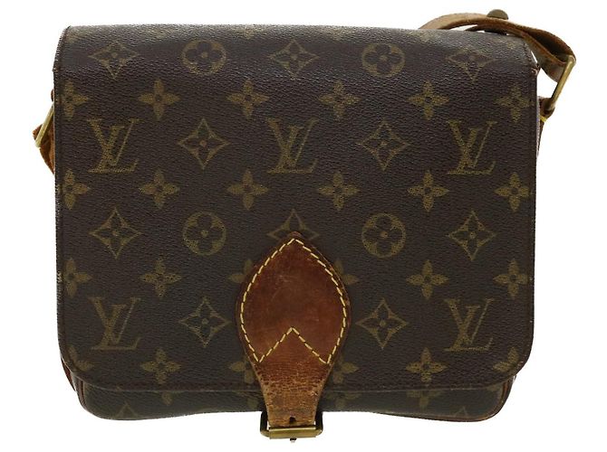 LOUIS VUITTON Monogram Cartouchiere MM Borsa a tracolla M51253 LV Auth em3671 Monogramma - vista 13