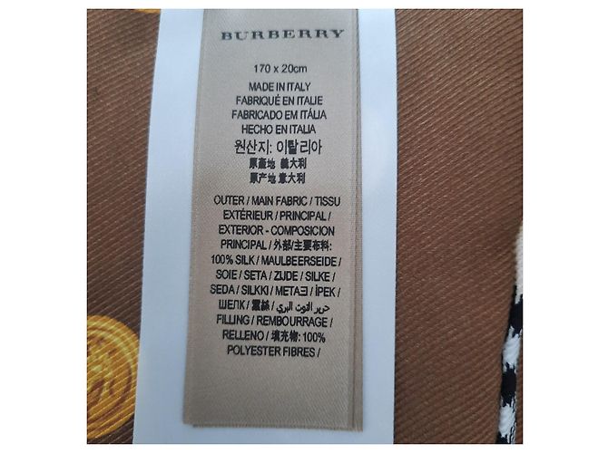 BURBERRY - IMBOTTIT 100% soie Mehrfarben - Ansicht 2