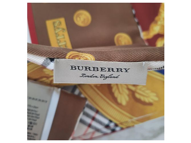BURBERRY - IMBOTTIT 100% soie Mehrfarben - Ansicht 3