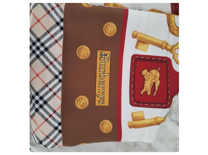 BURBERRY - IMBOTTIT 100% soie Mehrfarben - Ansicht 5