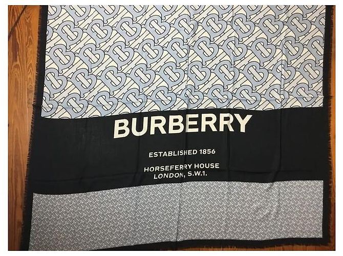 BURBERRY - Pezzo VIP eccezionale - 100% cachemire Blu - vista 3