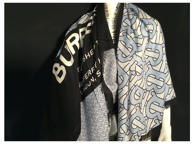BURBERRY - Pezzo VIP eccezionale - 100% cachemire Blu - vista 7