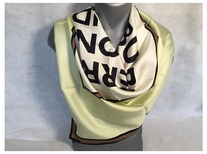 Burberry - 90 X 90 CENTIMETRO - 100% soie Giallo - vista 5