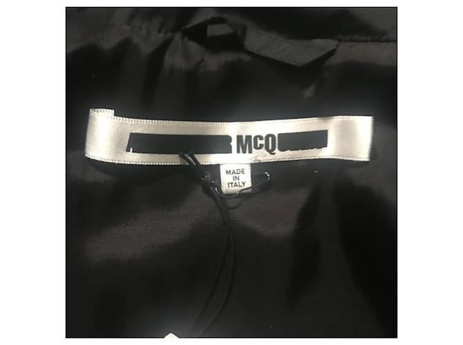 Mcq Windbreaker Jacket Black Polyester - view 12