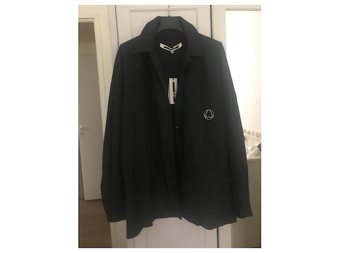 Mcq Windbreaker Jacket Black Polyester - view 3