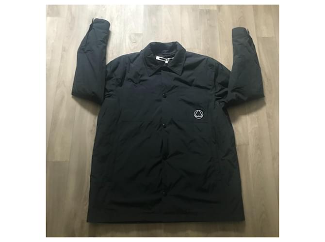 Mcq Windbreaker Jacket Black Polyester - view 7