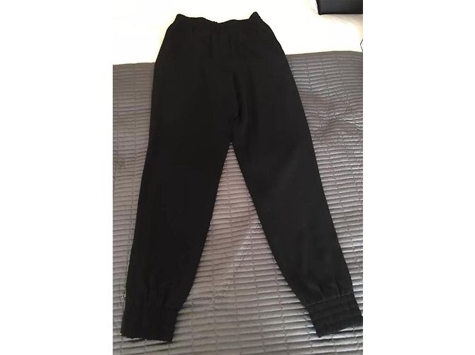 Bcbg Max Azria Haremshose schwarz Seide Viskose - Ansicht 4