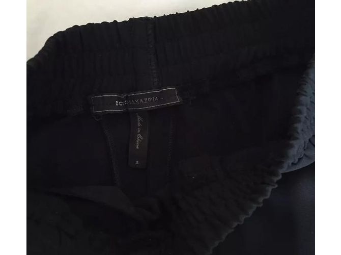 Bcbg Max Azria Haremshose schwarz Seide Viskose - Ansicht 5