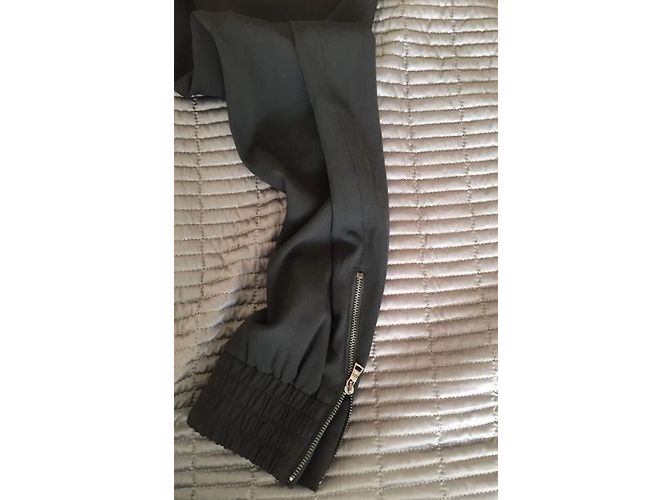 Bcbg Max Azria Haremshose schwarz Seide Viskose - Ansicht 6