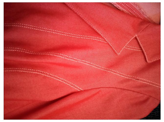 KENZO JACKE PREPPY SCULPTURAL EMERIZED T 42 Rot - Ansicht 11