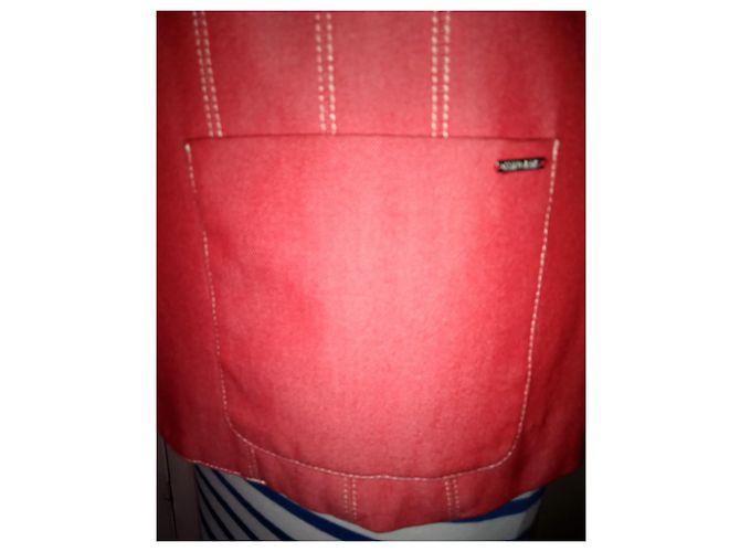 KENZO JACKE PREPPY SCULPTURAL EMERIZED T 42 Rot - Ansicht 9