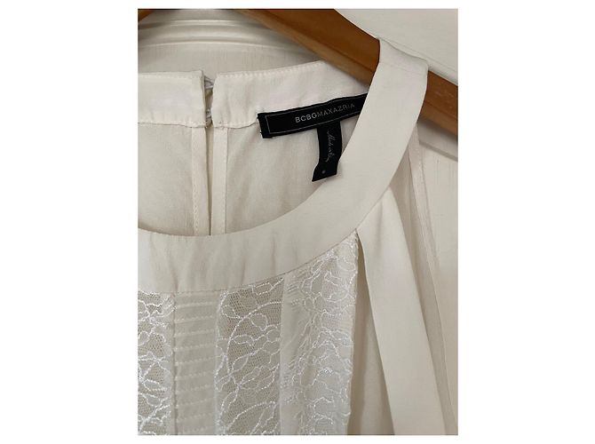 Bcbg Max Azria Seidenbluse weiß - Ansicht 3
