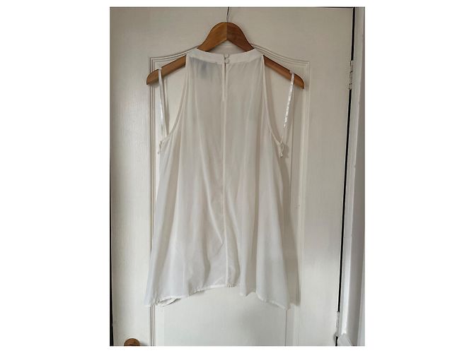 Bcbg Max Azria Seidenbluse weiß - Ansicht 6