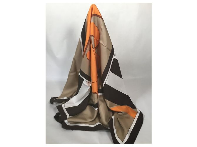 Burberry 100% Seta - Nuova collezione - 90 X 90 cm Multicolore - vista 4