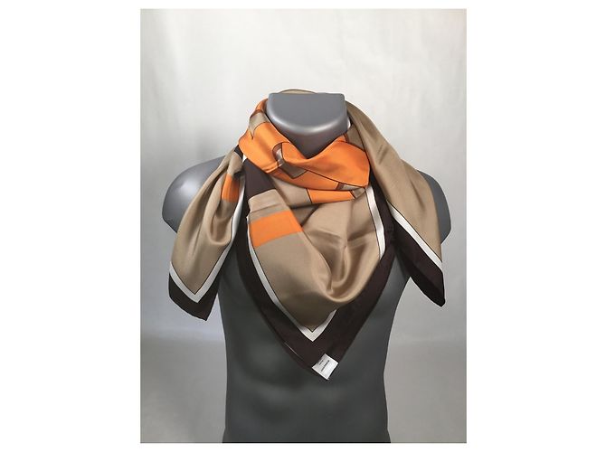 Burberry 100% Seta - Nuova collezione - 90 X 90 cm Multicolore - vista 5