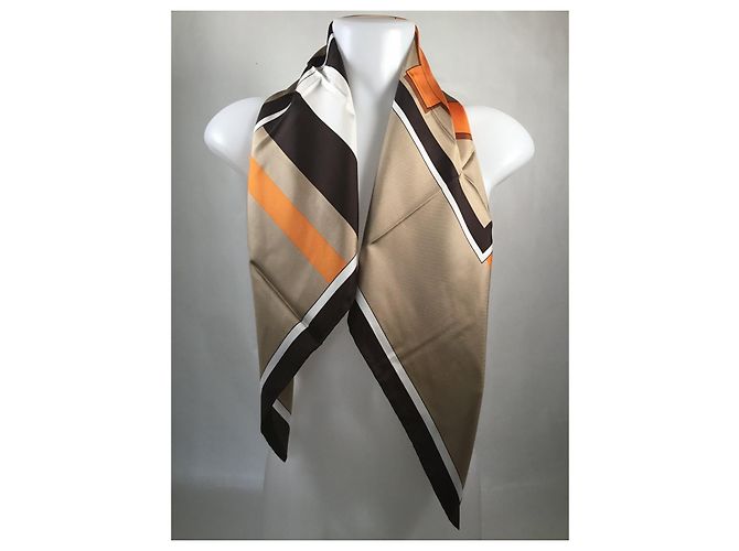 Burberry 100% Seta - Nuova collezione - 90 X 90 cm Multicolore - vista 9