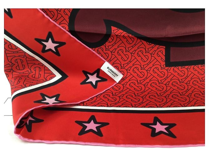 Burberry 100% Seide - Perfekt gemischt Rot - Ansicht 5