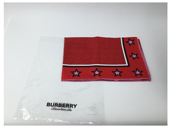 Burberry 100% Seide - Perfekt gemischt Rot - Ansicht 7