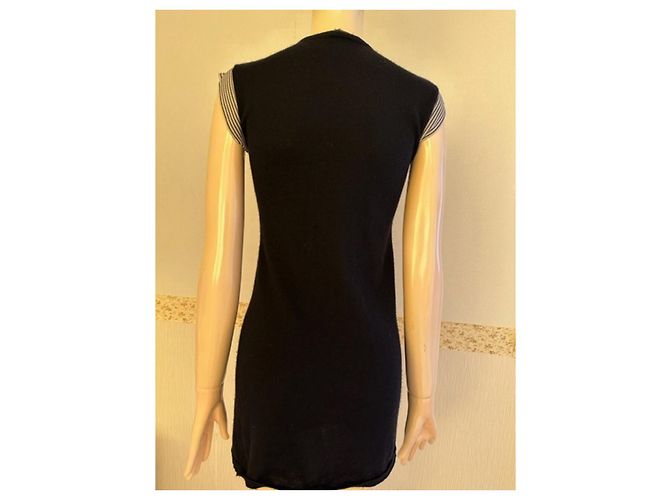 Minivestido de seda y cachemir de Chanel Negro - vista 2