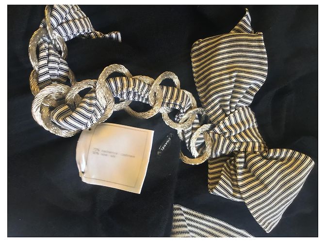 Minivestido de seda y cachemir de Chanel Negro - vista 5