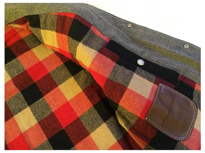 Junya Watanabe Herren Wolllederweste Mehrfarben - Ansicht 5