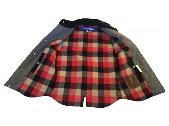 Junya Watanabe Herren Wolllederweste Mehrfarben - Ansicht 8