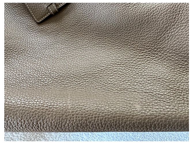 Victoria Hermès Borsa da viaggio Vittoria Taupe - vista 10