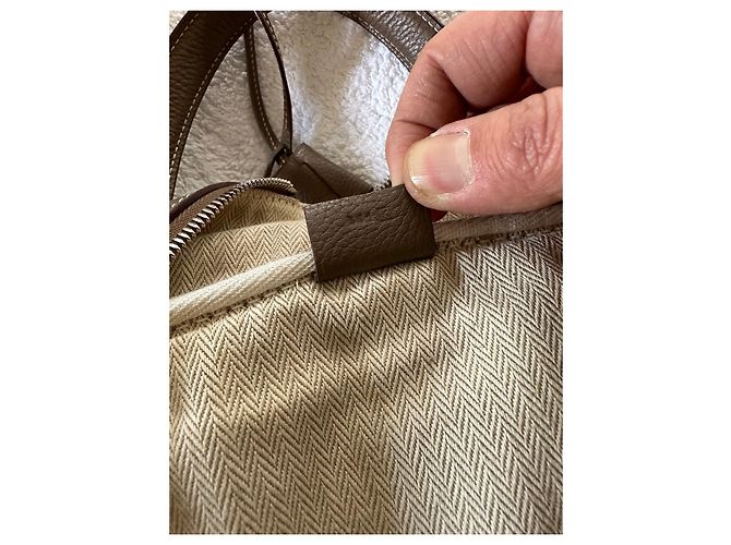 Victoria Hermès Borsa da viaggio Vittoria Taupe - vista 9
