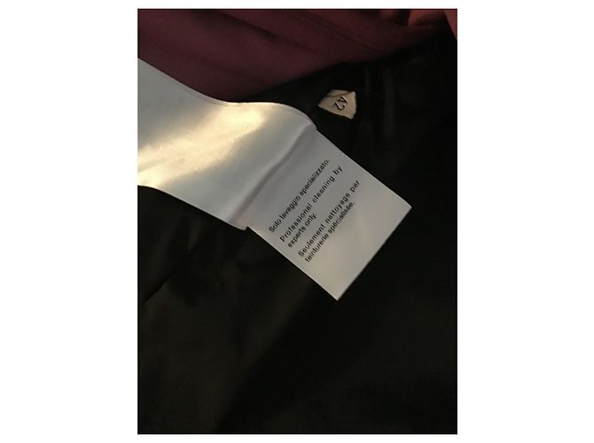 Abrigo Gucci Runway con ribete de visón negro - vista 8