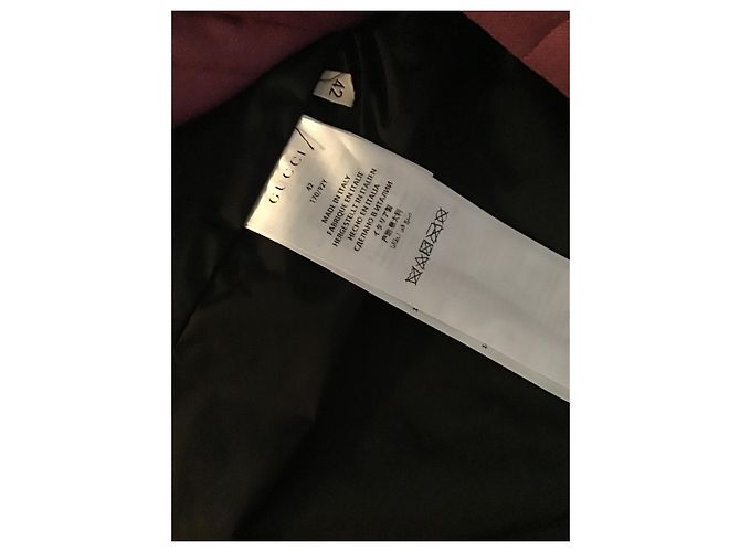 Abrigo Gucci Runway con ribete de visón negro - vista 9