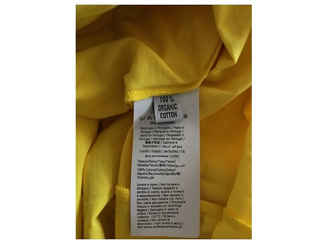 T-shirt Moschino couture Giallo - vista 5