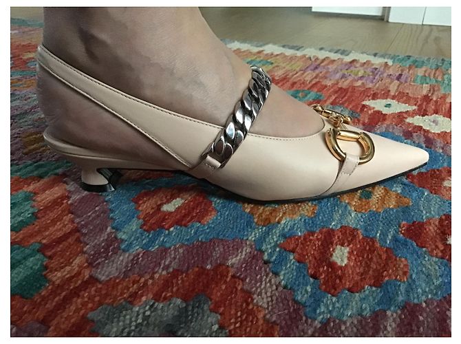 Gucci light link slingback Pink - view 3