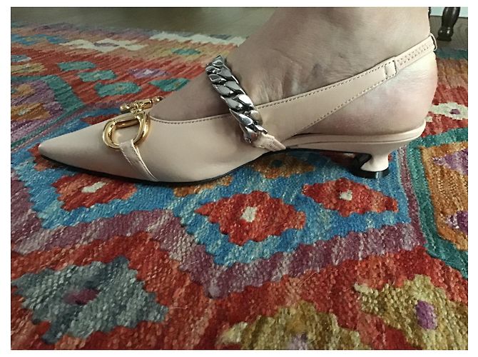 Gucci light link slingback Pink - view 4