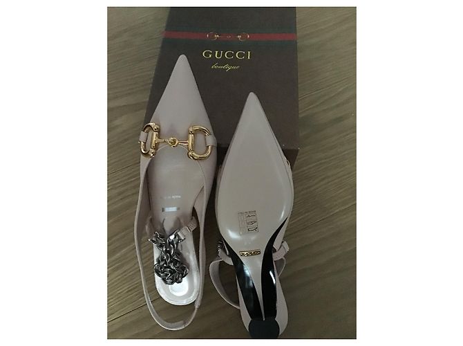 Gucci light link slingback Pink - view 9