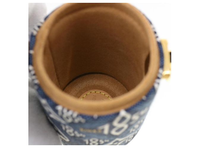 LOUIS VUITTON Usato 1854 Stampa Profumo 100ml Custodia da viaggio Navy LV Auth 35667alla Bianco Blu navy - vista 18