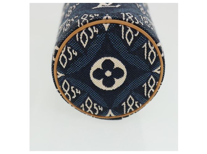 LOUIS VUITTON Usato 1854 Stampa Profumo 100ml Custodia da viaggio Navy LV Auth 35667alla Bianco Blu navy - vista 6