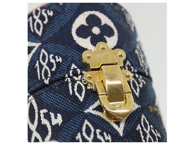 LOUIS VUITTON Usato 1854 Stampa Profumo 100ml Custodia da viaggio Navy LV Auth 35667alla Bianco Blu navy - vista 8