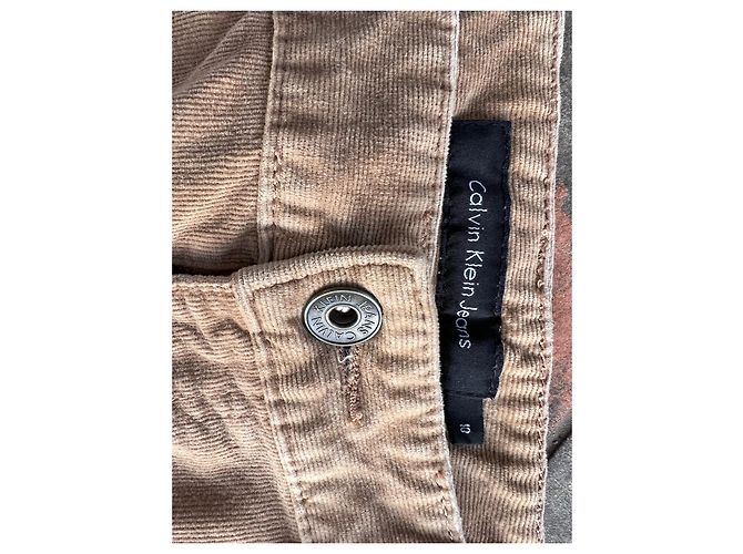 Calvin Klein Samt Hose Bronze Größe M - Ansicht 3